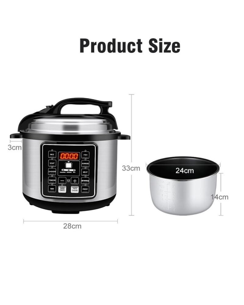 Amazon | 低糖質炊飯器、8種類の調理メニュー、低カロリー炊飯器